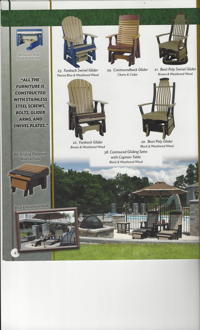 Outdoor Poly Furniture Country Turf & Trail LLC Sunbury Pennsylvania